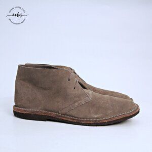 J. Crew Macalister Italian Leather Boots Beige Men 11